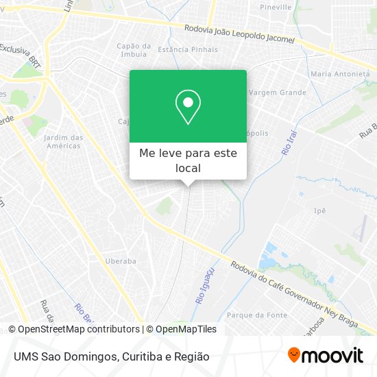 UMS Sao Domingos mapa