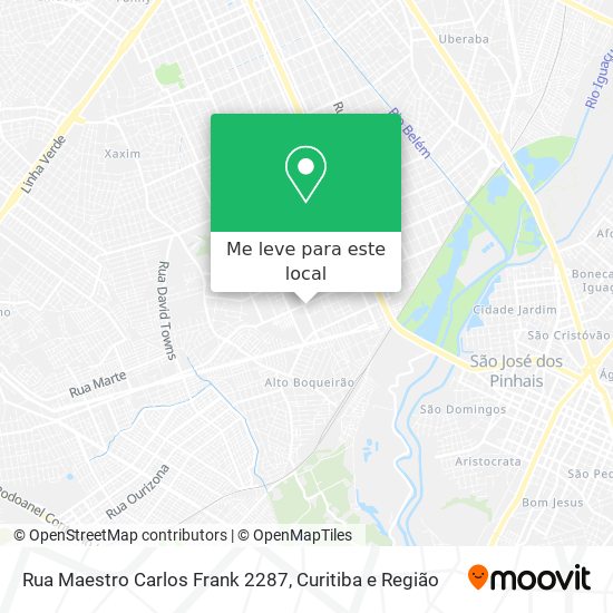 Rua Maestro Carlos Frank 2287 mapa