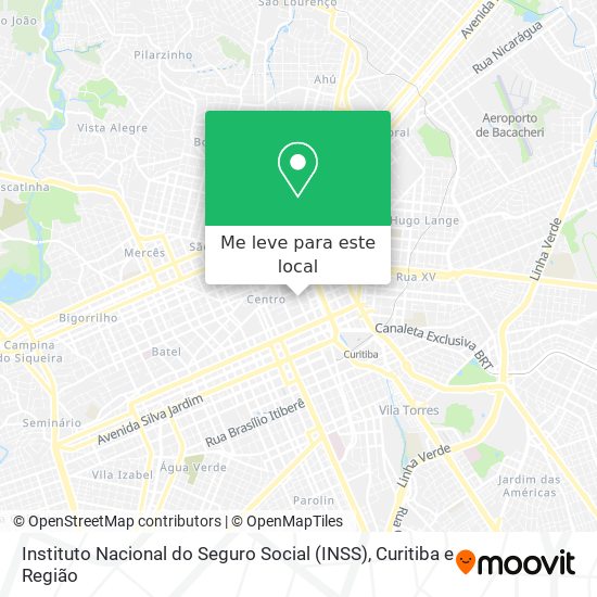 Instituto Nacional do Seguro Social (INSS) mapa