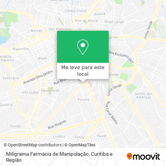 Miligrama Farmácia de Manipulação mapa