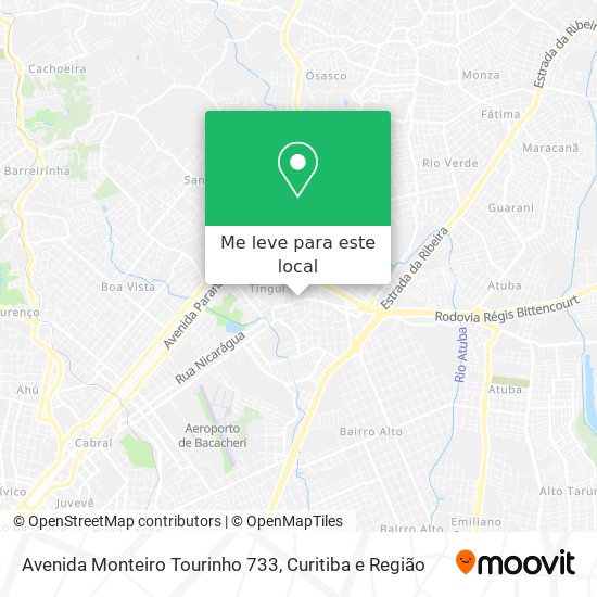 Avenida Monteiro Tourinho 733 mapa