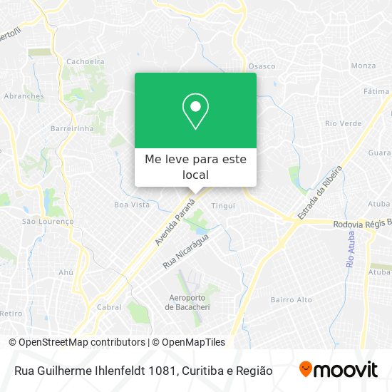 Rua Guilherme Ihlenfeldt 1081 mapa