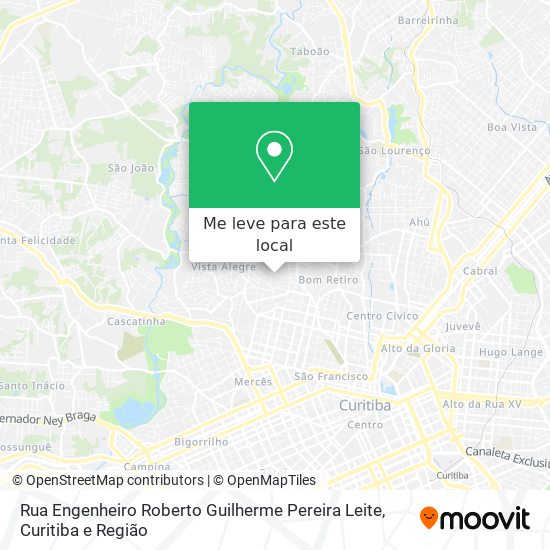Rua Engenheiro Roberto Guilherme Pereira Leite mapa
