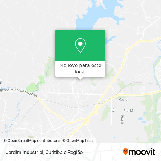 Jardim Industrial mapa