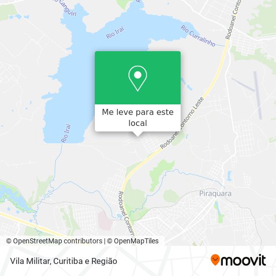Vila Militar mapa