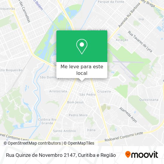 Rua Quinze de Novembro 2147 mapa
