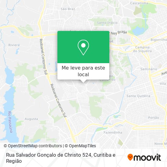 Rua Salvador Gonçalo de Christo 524 mapa