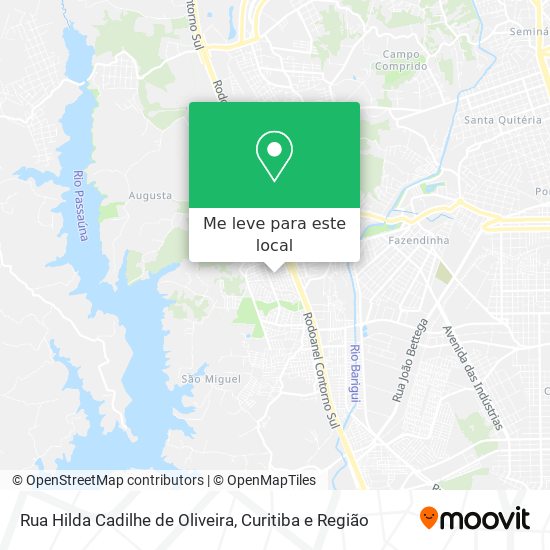 Rua Hilda Cadilhe de Oliveira mapa