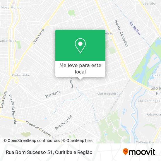 Rua Bom Sucesso 51 mapa