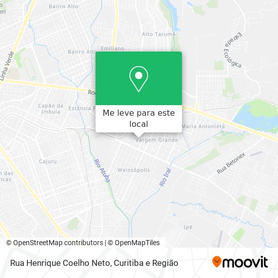 Rua Henrique Coelho Neto mapa