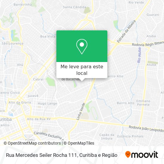 Rua Mercedes Seiler Rocha 111 mapa
