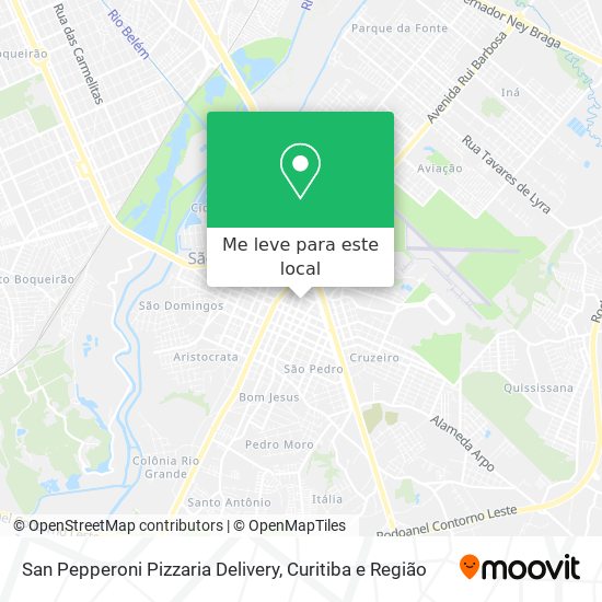 San Pepperoni Pizzaria Delivery mapa