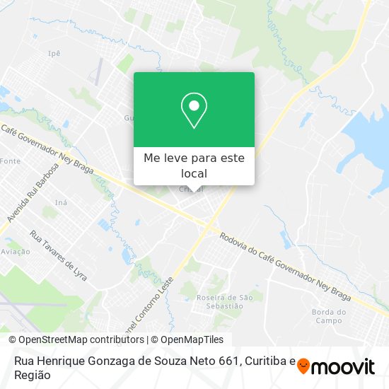 Rua Henrique Gonzaga de Souza Neto 661 mapa