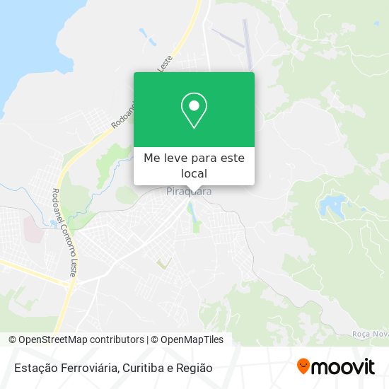 Estação Ferroviária mapa