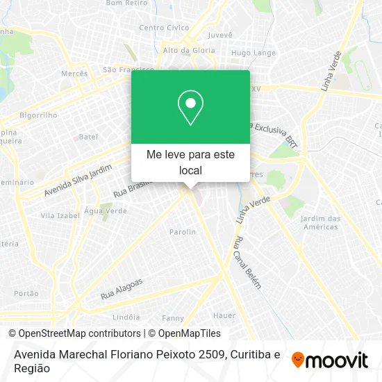 Avenida Marechal Floriano Peixoto 2509 mapa