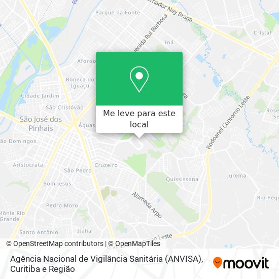 Agência Nacional de Vigilância Sanitária (ANVISA) mapa