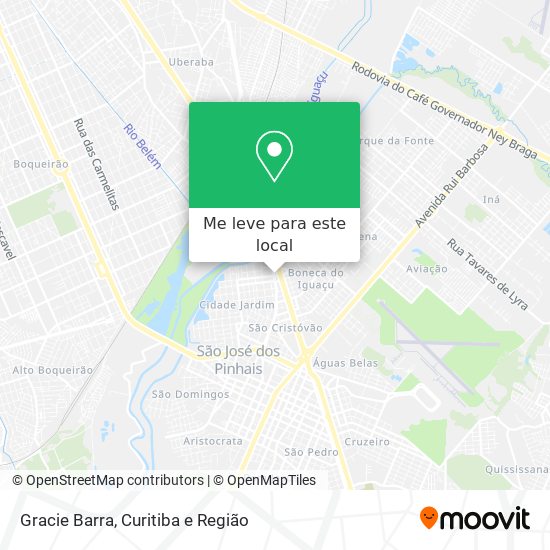 Gracie Barra mapa