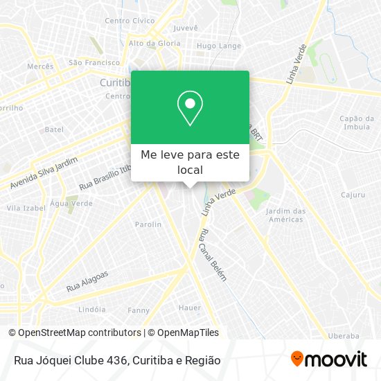 Rua Jóquei Clube 436 mapa