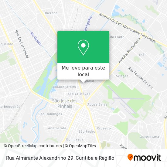 Rua Almirante Alexandrino 29 mapa