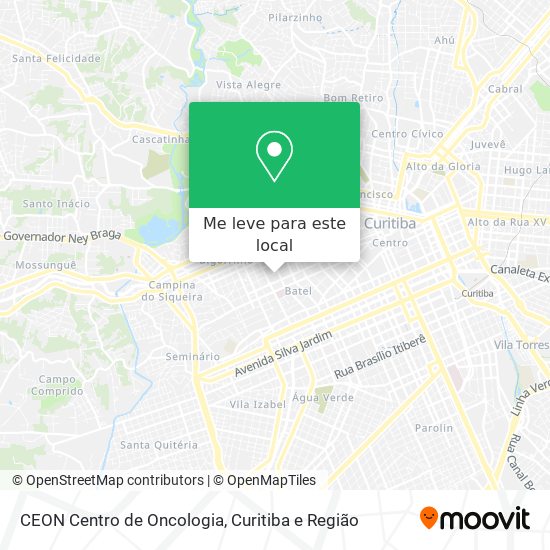 CEON Centro de Oncologia mapa