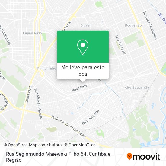 Rua Segismundo Maiewski Filho 64 mapa