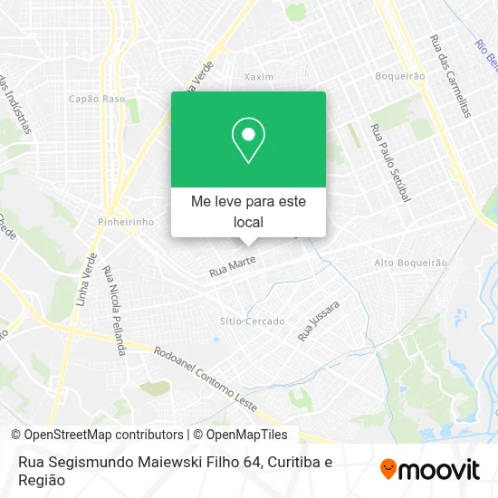 Rua Segismundo Maiewski Filho 64 mapa