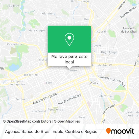 Agência Banco do Brasil Estilo mapa