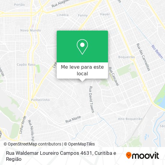 Rua Waldemar Loureiro Campos 4631 mapa