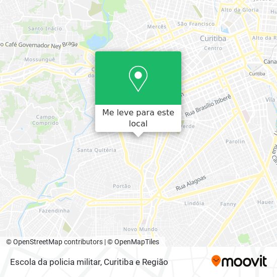 Escola da policia militar mapa