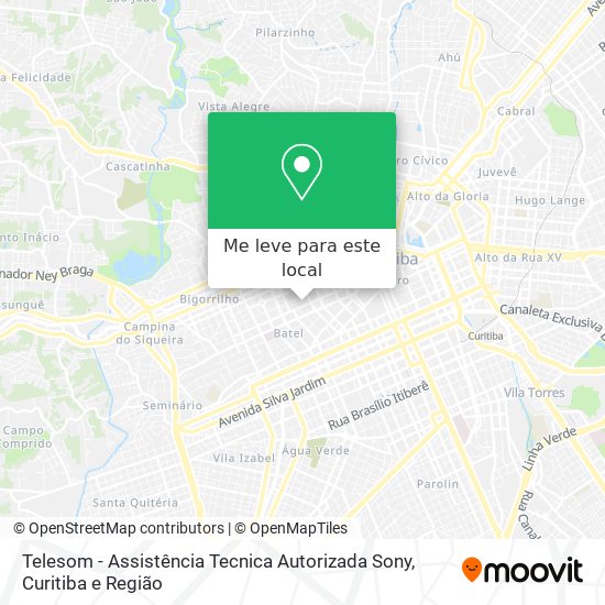 Telesom - Assistência Tecnica Autorizada Sony mapa