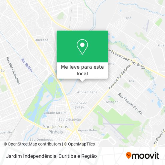 Jardim Independência mapa