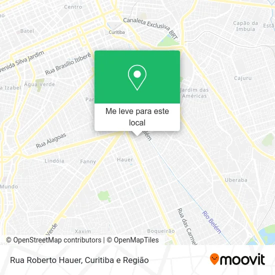 Rua Roberto Hauer mapa