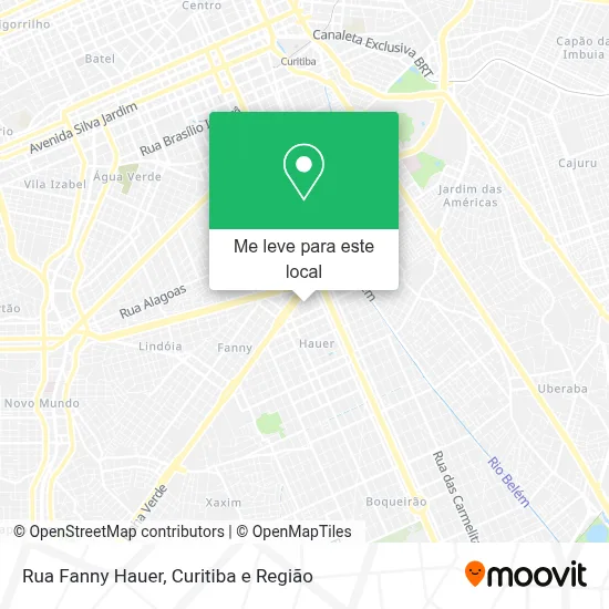 Rua Fanny Hauer mapa