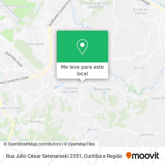 Rua Júlio César Setenareski 2351 mapa