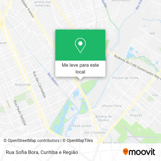 Rua Sofia Bora mapa