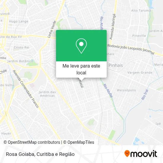 Rosa Goiaba mapa