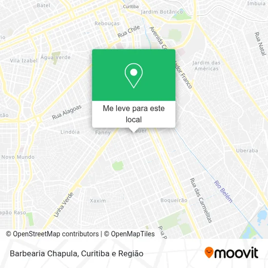 Barbearia Chapula mapa