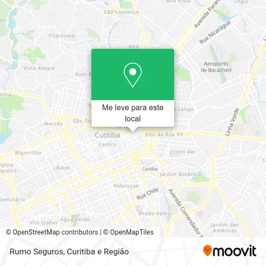 Rumo Seguros mapa