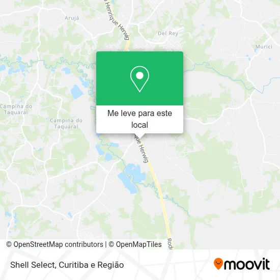 Shell Select mapa