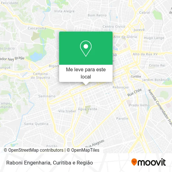 Raboni Engenharia mapa