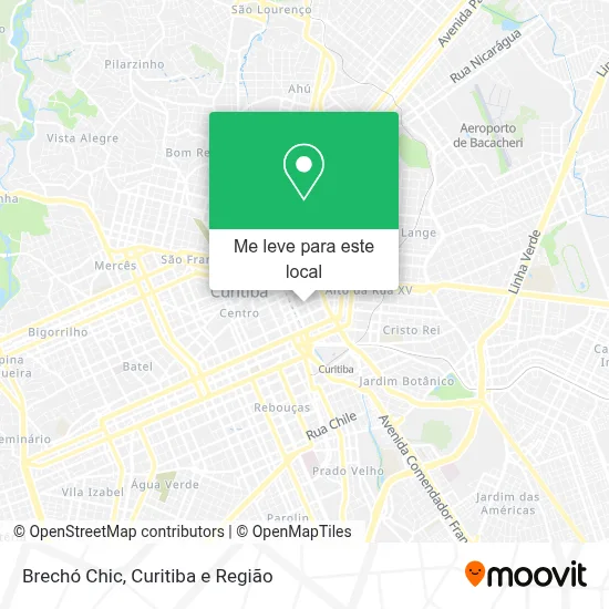Brechó Chic mapa