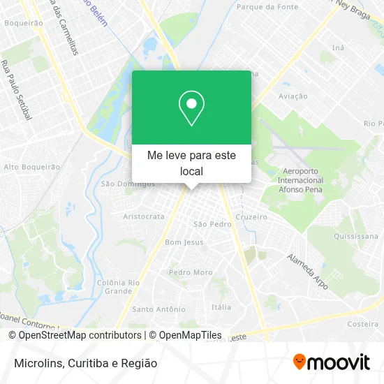 Microlins mapa