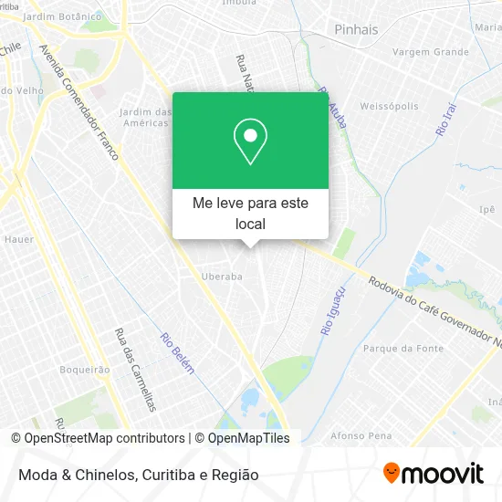Moda & Chinelos mapa