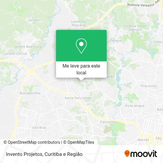 Invento Projetos mapa