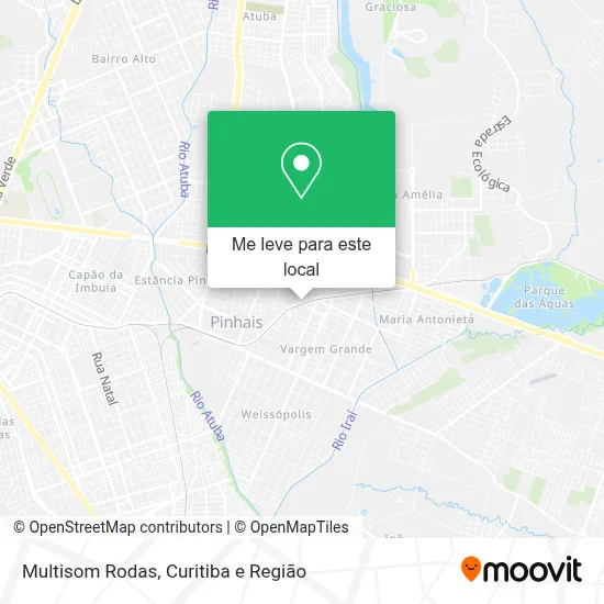 Multisom Rodas mapa