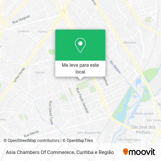 Asia Chambers Of Commerece mapa