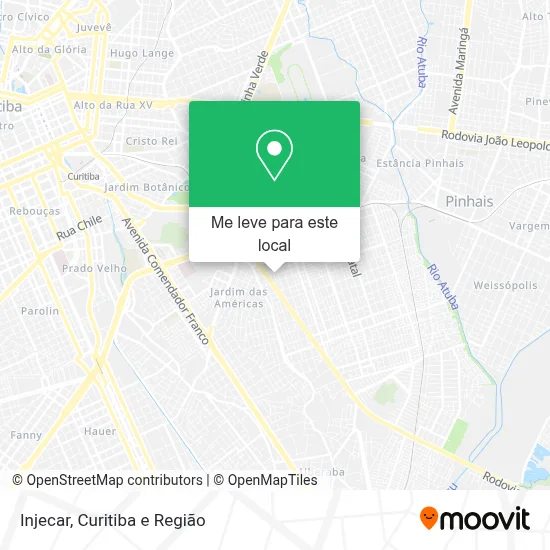 Injecar mapa
