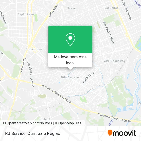 Rd Service mapa