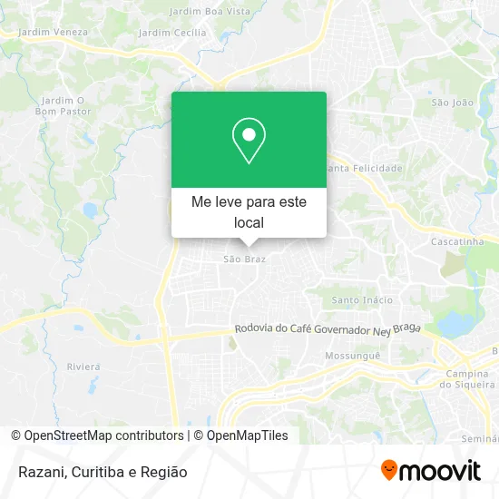 Razani mapa
