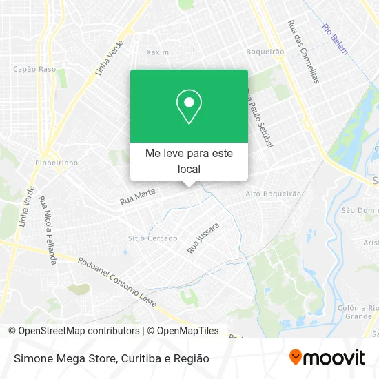 Simone Mega Store mapa